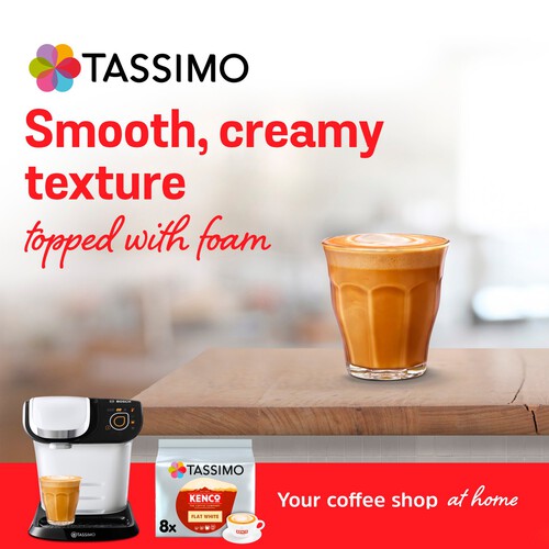 Tassimo Kenco Flat White Coffee Pods x8