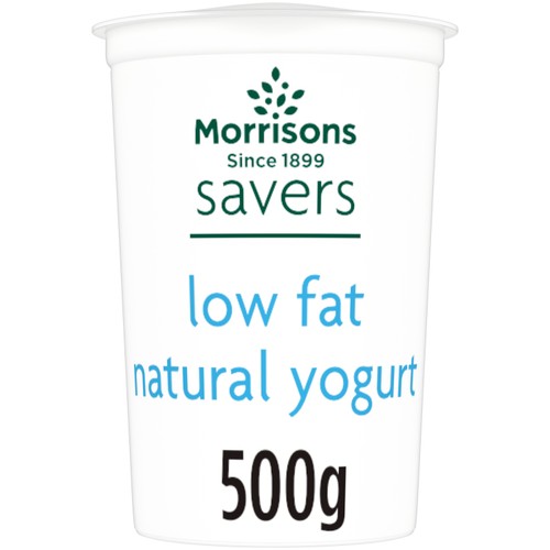 Morrisons Savers Low Fat Natural Yogurt 500g