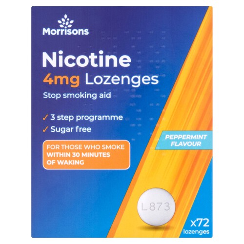 Morrisons Nicotine Replacement Lozenges 4Mg