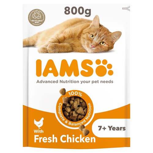 Iams For Vitality Senior 7+ Years With Fresh Chicken