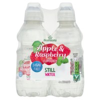 Morrisons No Added Sugar Still Water Apple & Raspberry Flavoured 4 x 250ml