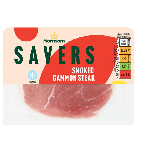 Morrisons Savers Smoked Gammon Steaks 