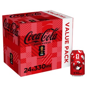 Coca-Cola Zero Sugar – 24 x 330ml Cans