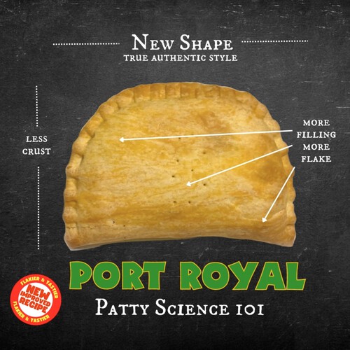 Port Royal Jamaican Beef & Cheese Patty