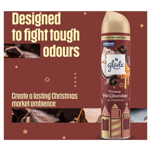 Glade Aerosol Air Freshener Festive Honey and Chocolate 300ml