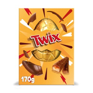 Twix Milk Chocolate & Caramel Biscuits Easter Egg   170g