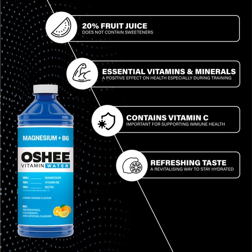 Oshee Vitamin Water Magnesium + B6 