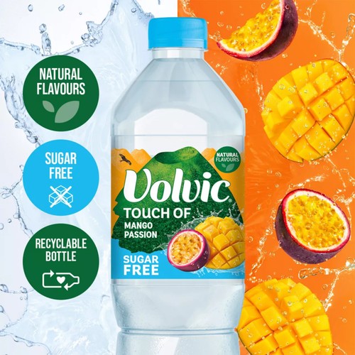Volvic Touch Of Fruit Sugar Free Mango & Passion Fruit Still Water 1.5L