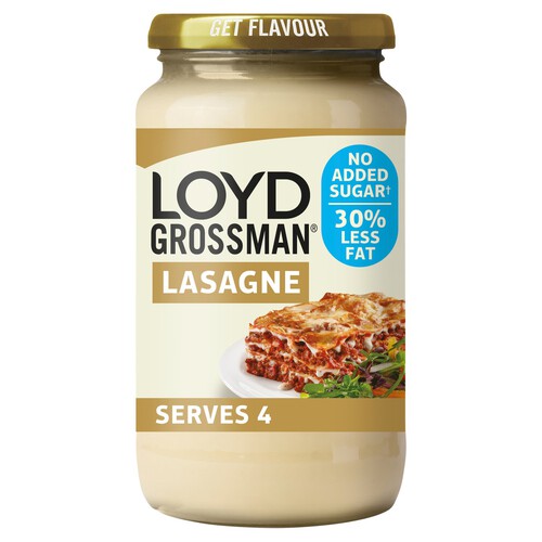 Loyd Grossman White Lasagne Sauce 30% Less Fat