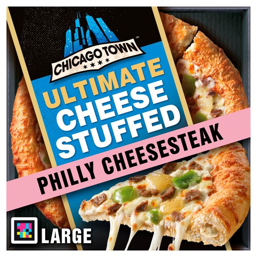 Chicago Town Weekender Stuffed Crust Philly Cheese Steak Pizza