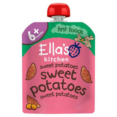 Ella's Kitchen Sweet Potatoes First Tastes Baby Food Pouch 4+ Months 