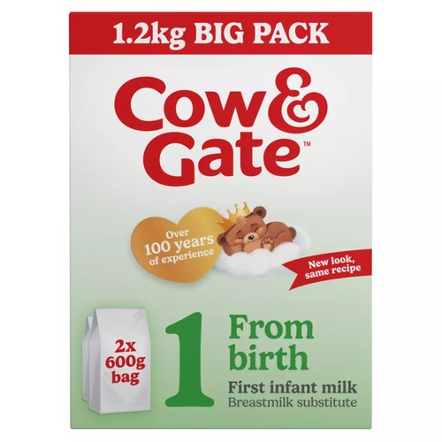 Cow Gate First Infant Baby Milk Formula Powder from Birth Big