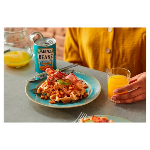 Heinz No Added Sugar Baked Beans in a Rich Tomato Sauce 4x415g