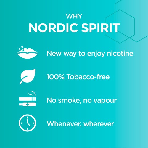 Nordic Spirit Spearmint Extra Strong 20 Nicotine Pouches