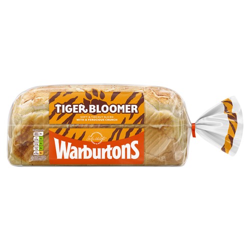 Warburtons Tiger Bloomer White Bread   600g