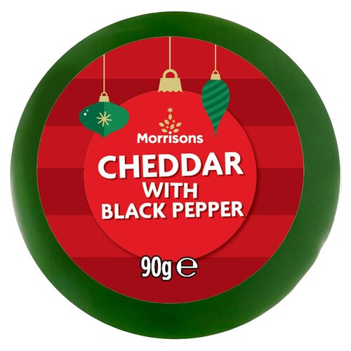 Morrisons Black Pepper Cheddar Truckle 