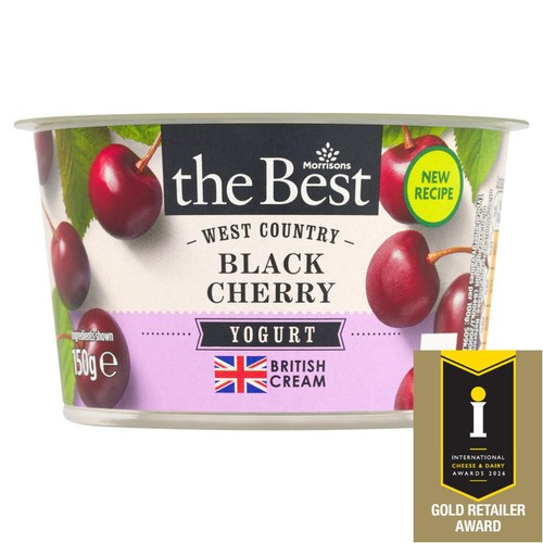 Morrisons The Best Black Cherry Yoghurt