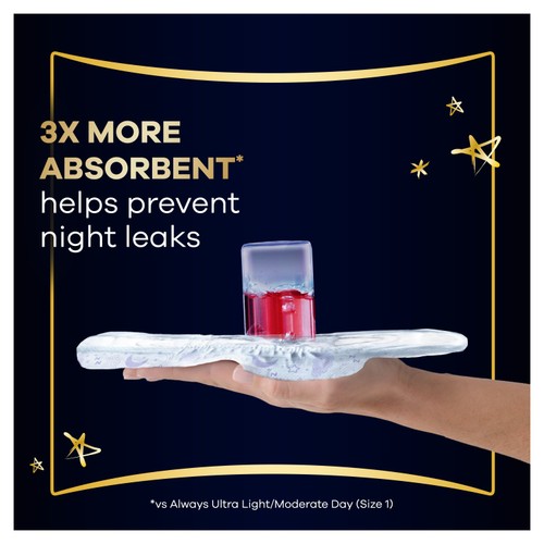 Always Ultimate Night Pads With Wings Size 6