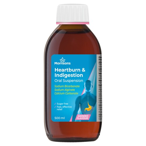 Morrisons Heartburn & Indigestion Oral Suspension