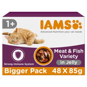 Iams Land & Sea Collection in Jelly 1+ Years 48 x 85g (4.08kg)