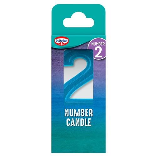 Dr. Oetker Number 2 Candle