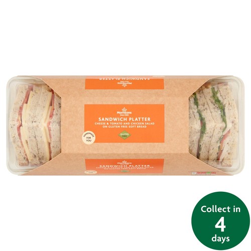 Morrisons Gluten Free Sandwich Platter 8 Pieces