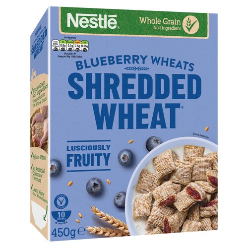 Nestle Shredded Wheat Blueberry Fruit Wheats