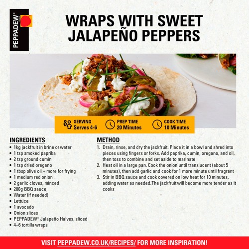 Peppadew Jalapeno Slices In Smokey Brine 