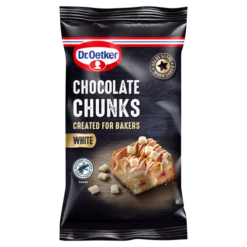 Dr. Oetker Chocolate Chunks White 100g