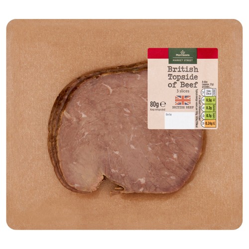 Morrisons british topside of beef