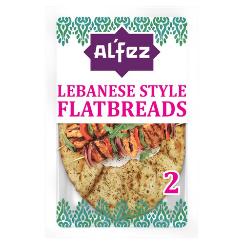 Al'fez Middle Eastern Za'Atar Flatbreads 2 Pack