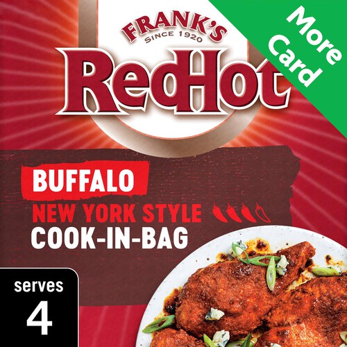 Frank's Buffalo New York Style Cook In Bag