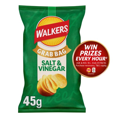 Walkers Crisps Salt & Vinegar 45g