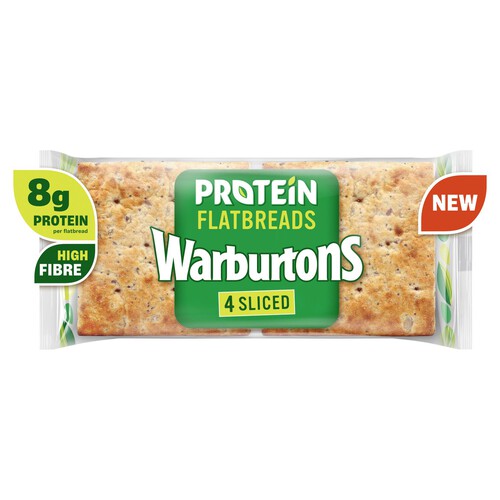 Warburtons Protein Sliced Flatbreads 