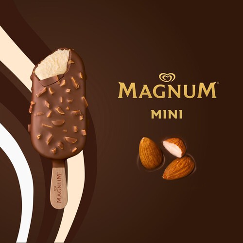 Magnum Mini Classic, Almond & White Chocolate Ice Cream Sticks