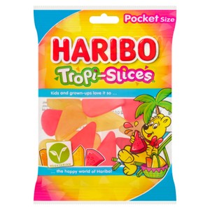 Haribo Tropi Slices Pocket Pack