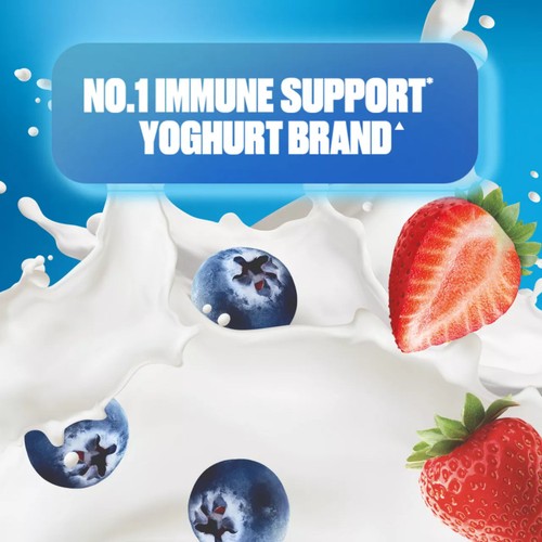 Actimel Strawberry & Blueberry Yogurt Drinks