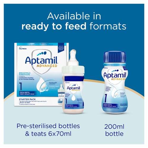 Aptamil Advanced 1 First Infant Baby Milk Formula Powder From Birth