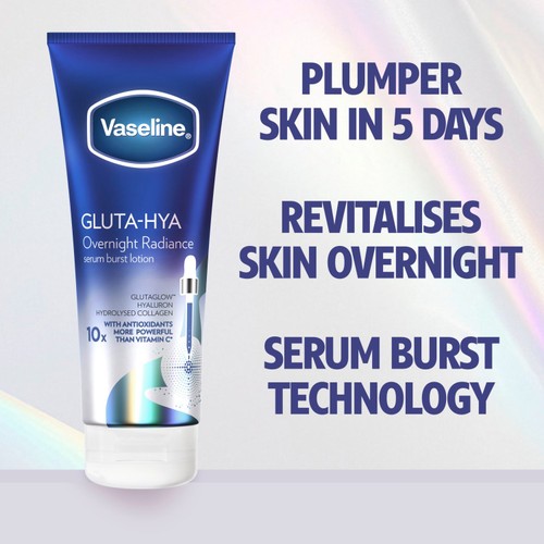 Vaseline Gluta Hya Overnight Radiance Lotion 200ml