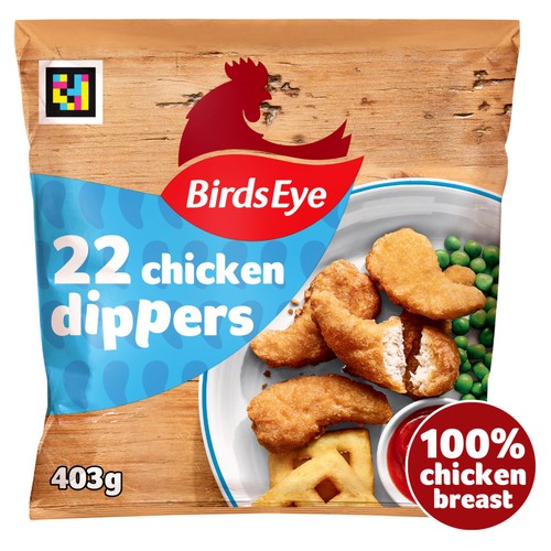 Birds Eye 22 Crispy Chicken Dippers 403g