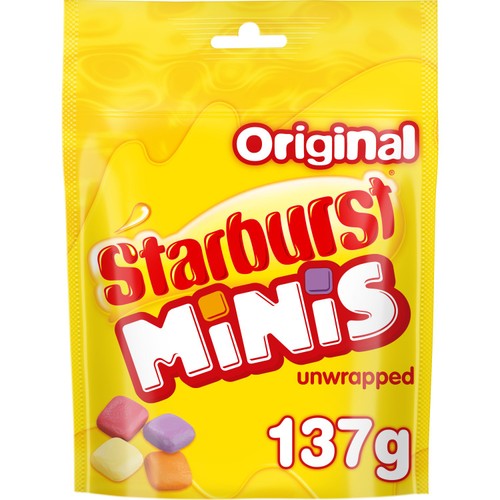 Starburst Minis Original Sweets Pouch Bag 137g