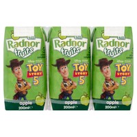 Radnor Fruits Toy Story Apple 3 x 200ml