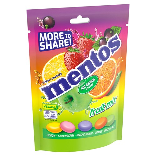 Mentos Fruit Bag 160g