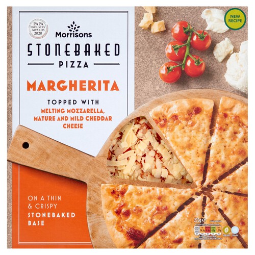 Morrisons Stonebaked Cheese & Tomato Pizza 