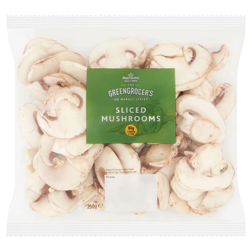 Morrisons Sliced Mushrooms 