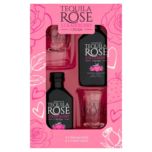 Tequila Rose And Shot Glasses Gift Set