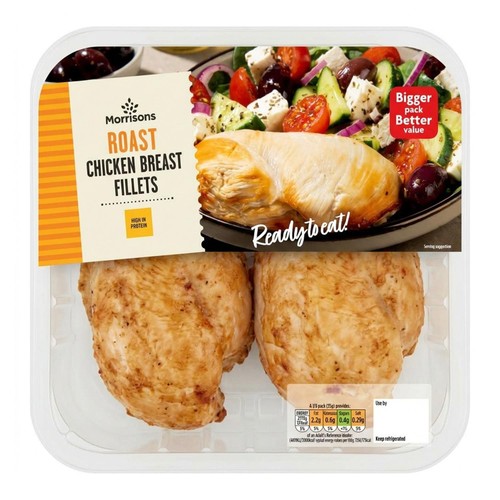 Morrisons Family Pack 4 Chicken Breast Fillets 470g