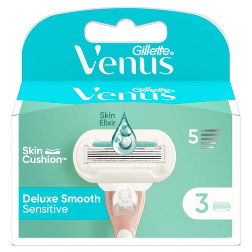 Gillette Venus Extra Smooth Sensitive Blades 3 Blades