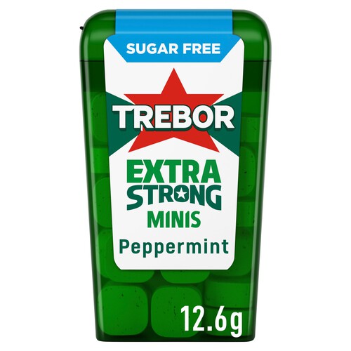 Trebor Extra Strong Minis Sugar Free Peppermint Flavour