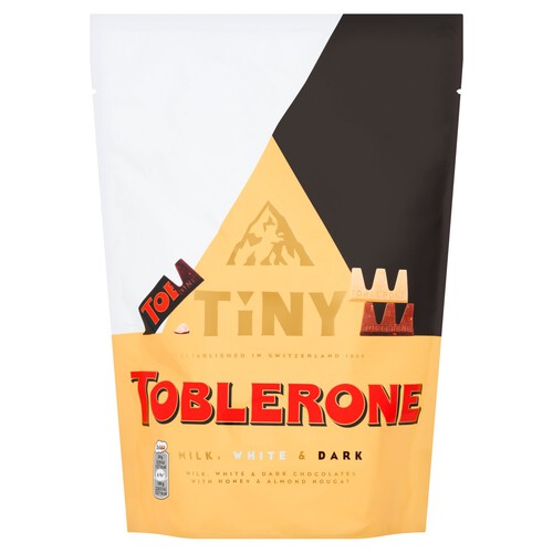 Toblerone Tiny Milk/White/Dark Chocolate Bars Pouch 